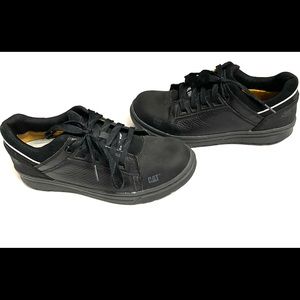CAT Black Steel Toe Work Sneaker Boots